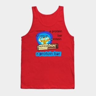 protein bar, protein bar vintage pattern Tank Top